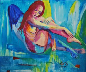 emilia-gasienica-setlak-duo-malarstwo-olejne , kobieta, sztuka, art, decoration, design