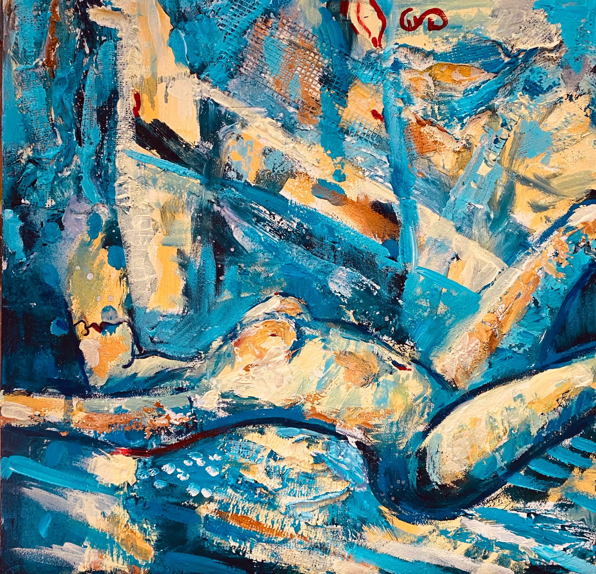 akt postać naked acrylic e. Gąsienica-Setlak