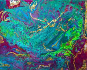 malarstw, abstakcja, art, painting, e. Gąsienica