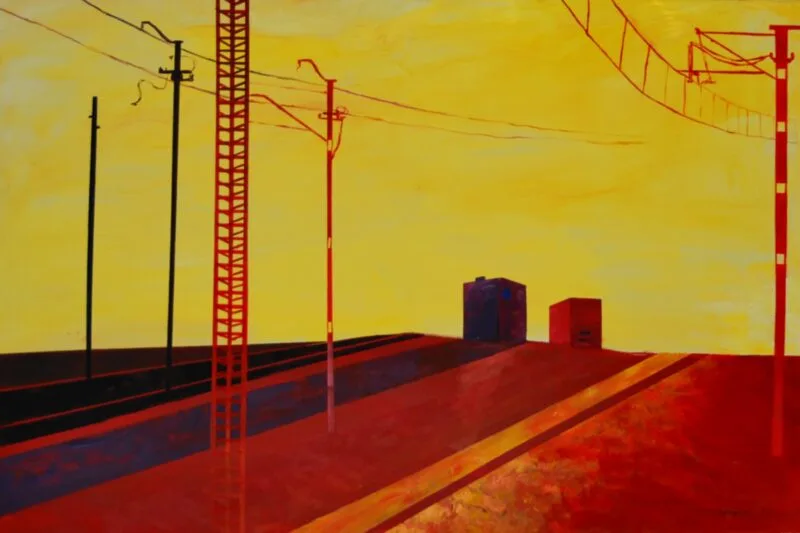 Yellow Label, E.Gąsienica-Setlak, paiting, art, sztuka, big size, duży obraz, energy , wystrój wnętrz