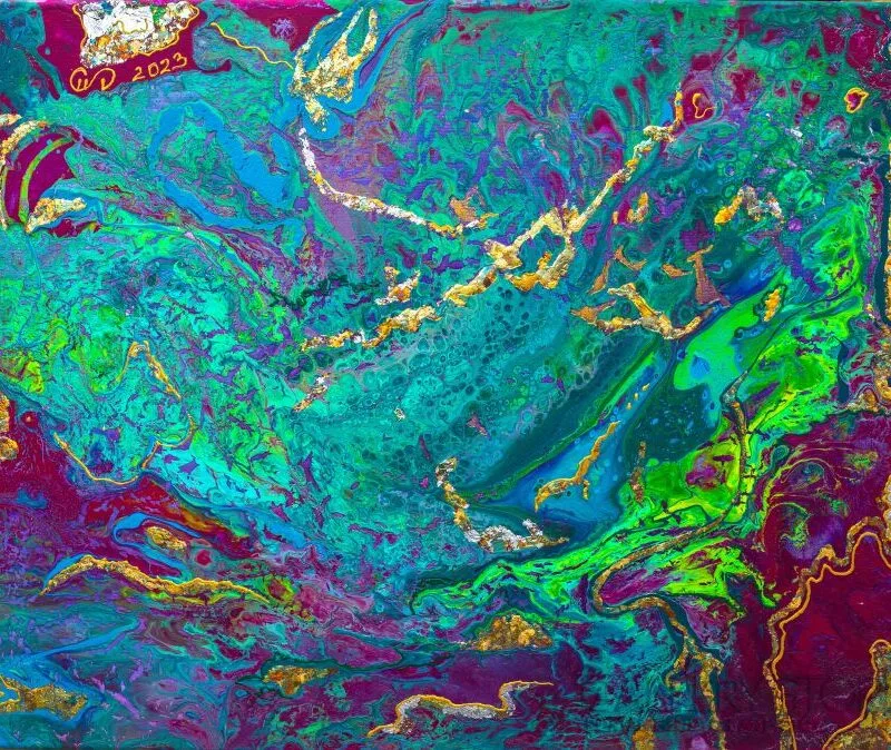 malarstw, abstakcja, art, painting, e. Gąsienica